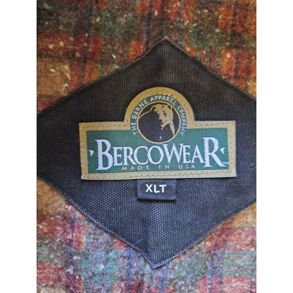 Vintage Berne XLT Barn Coat Chore BercoWear Mens Canvas Jacket Blanket Lined - Picture 3 of 9